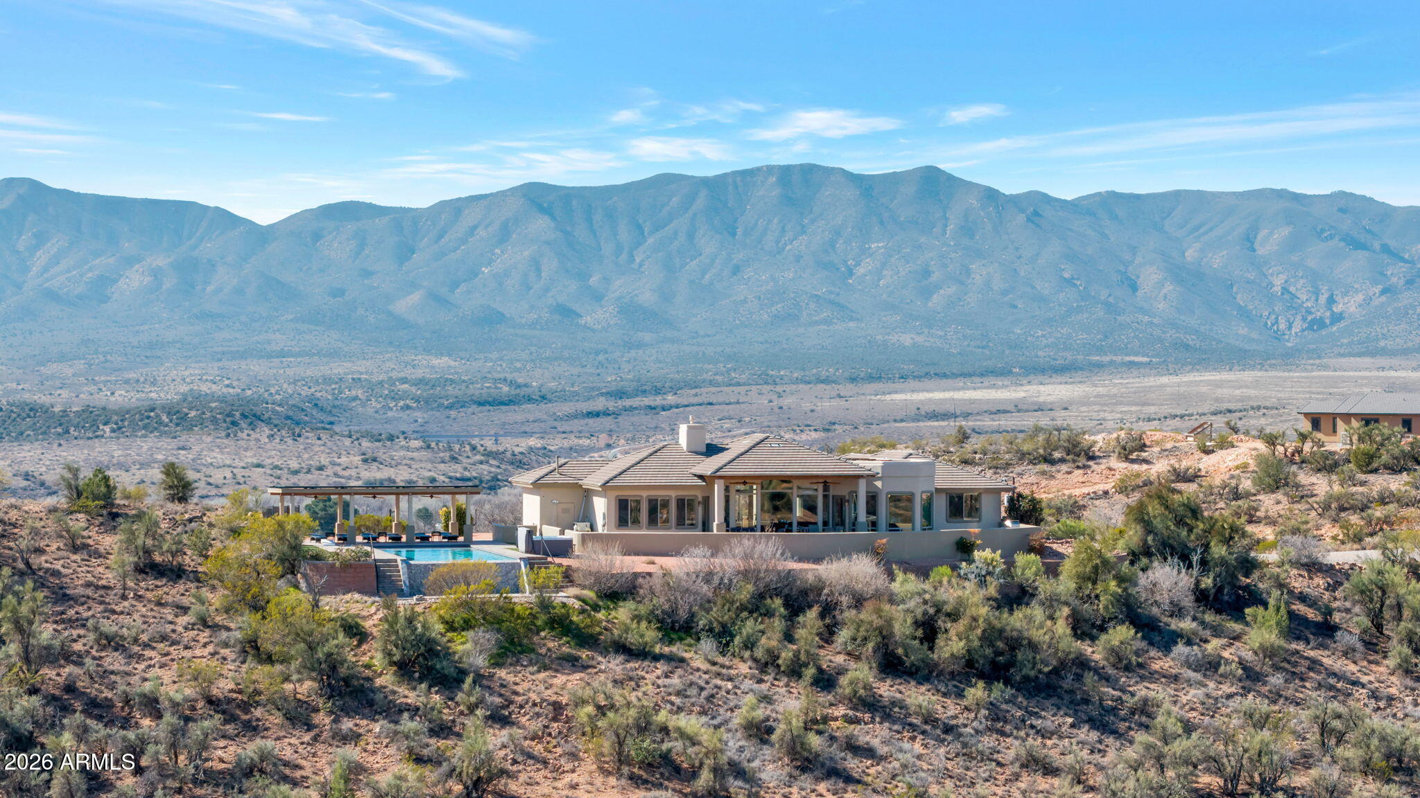 2550 South Tissaw Road Cornville, AZ 86325 - Photo 4 of 37 Aerial_Pool View_Distant