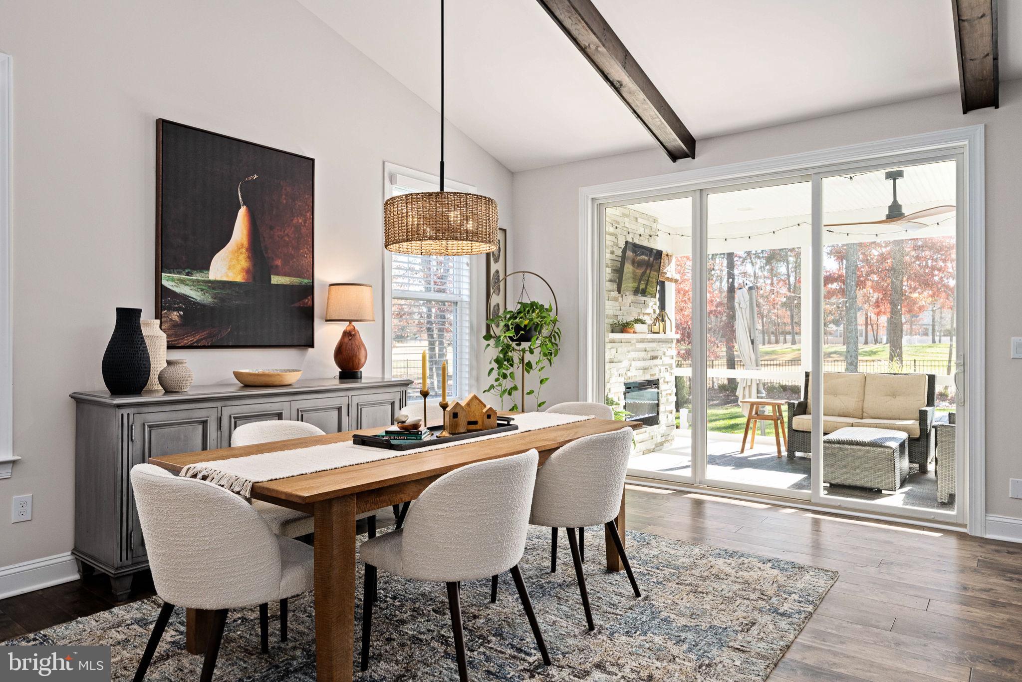10908 Chatham Ridge Way Spotsylvania, VA 22551 - Photo 16 of 47 a view of a dining room with furniture window and outside view