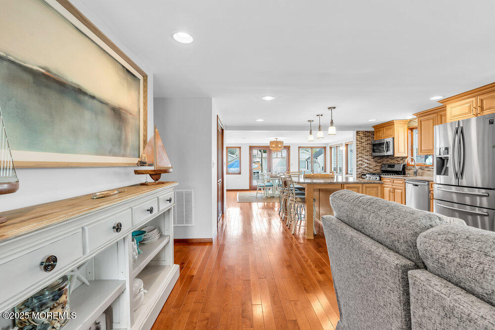 308 16th Avenue Belmar, NJ 07719 - Photo 12 of 54 a living room with stainless steel appliances granite countertop lots of counter space and furniture