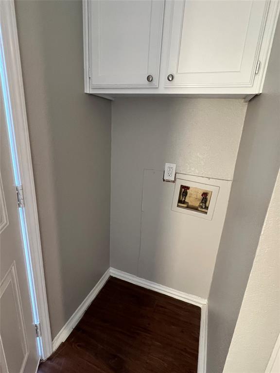 5708 Ranchogrande Drive Arlington, TX 76017 - Photo 18 of 21 a view of storage and utility room with wooden floor