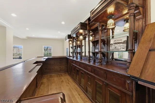a kitchen with granite countertop lots of counter top space