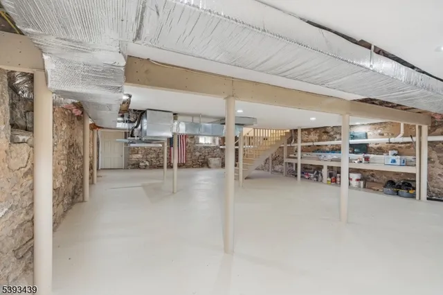 a view of a storage room