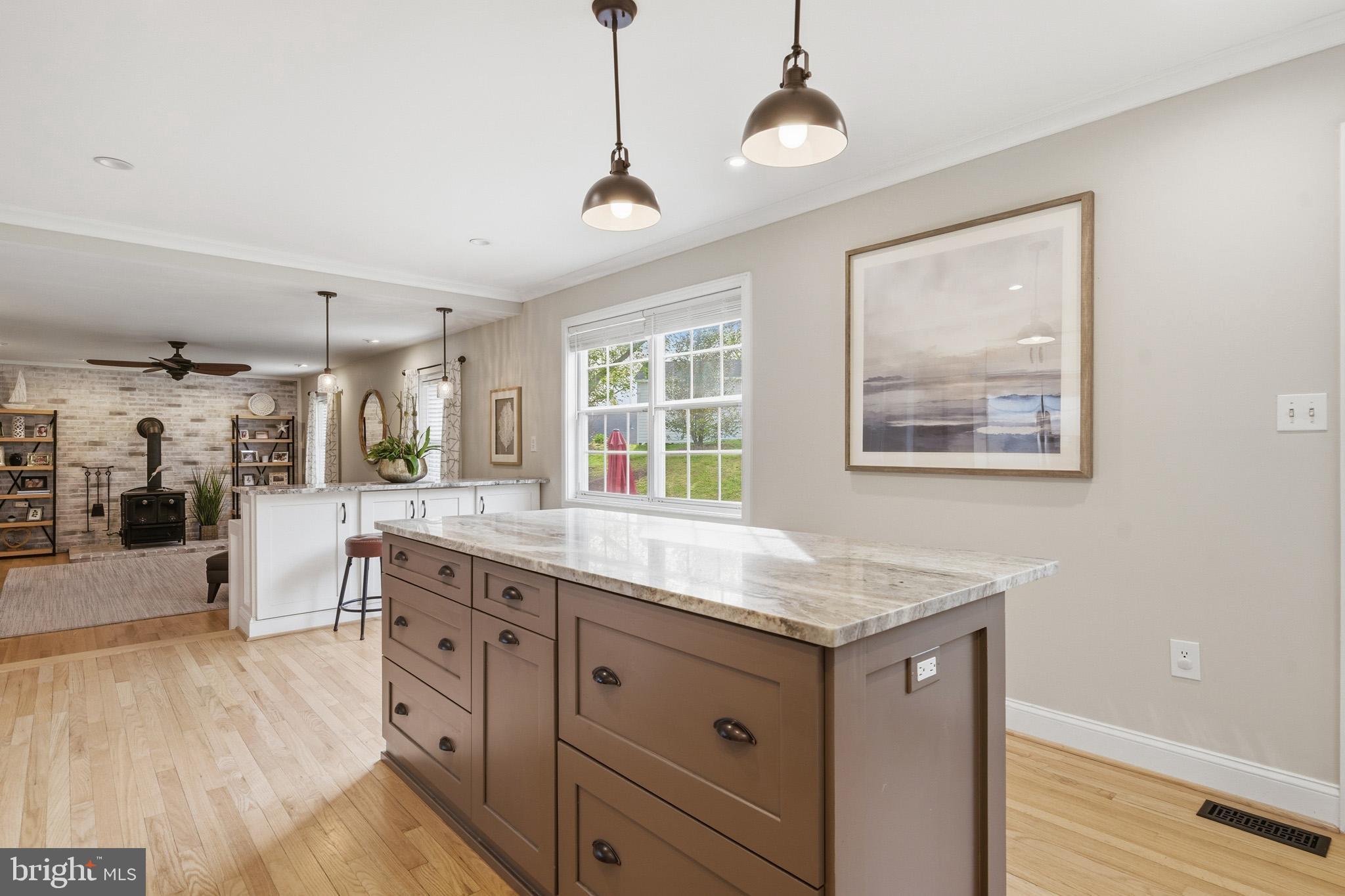 1707 Candlestick Way Owings, MD 20736 - Photo 15 of 59 Georgous granite counter complements the cabinets.