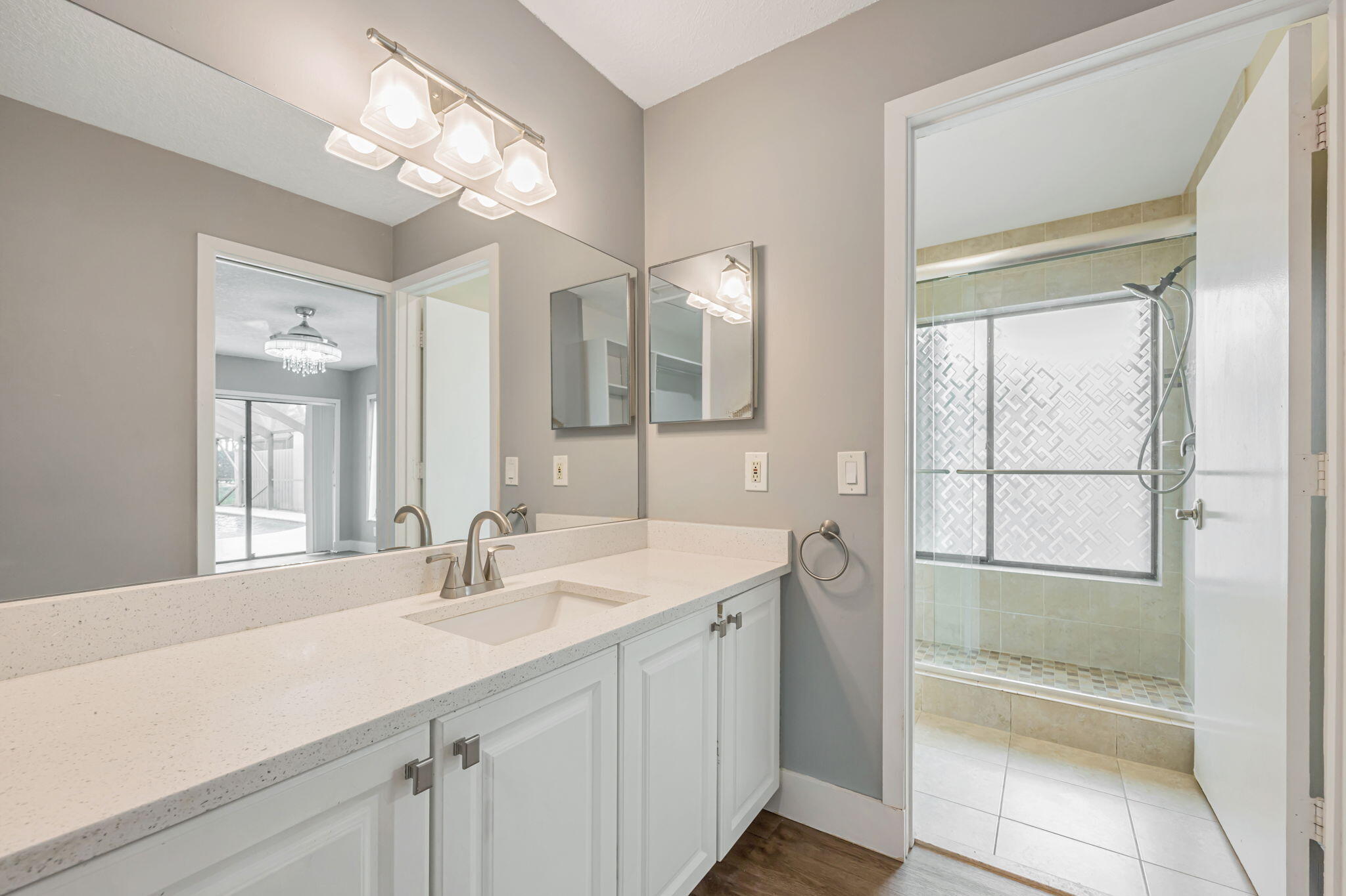 21356 Summertrace Circle Boca Raton, FL 33428 - Photo 24 of 33 a bathroom with a sink a vanity and a mirror