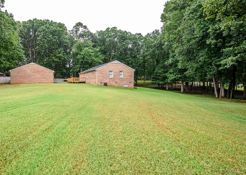 619 Broad St Road Manakin-Sabot, VA 23103 - Photo 41 of 49 a backyard of a house with table and chairs