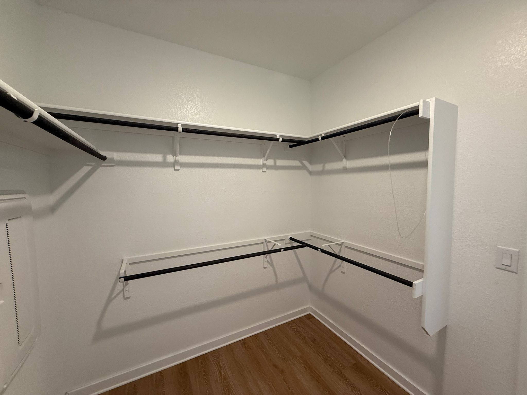 2037 Saddlery Street Leander, TX 78641 - Photo 13 of 38 a view of an empty walk in closet