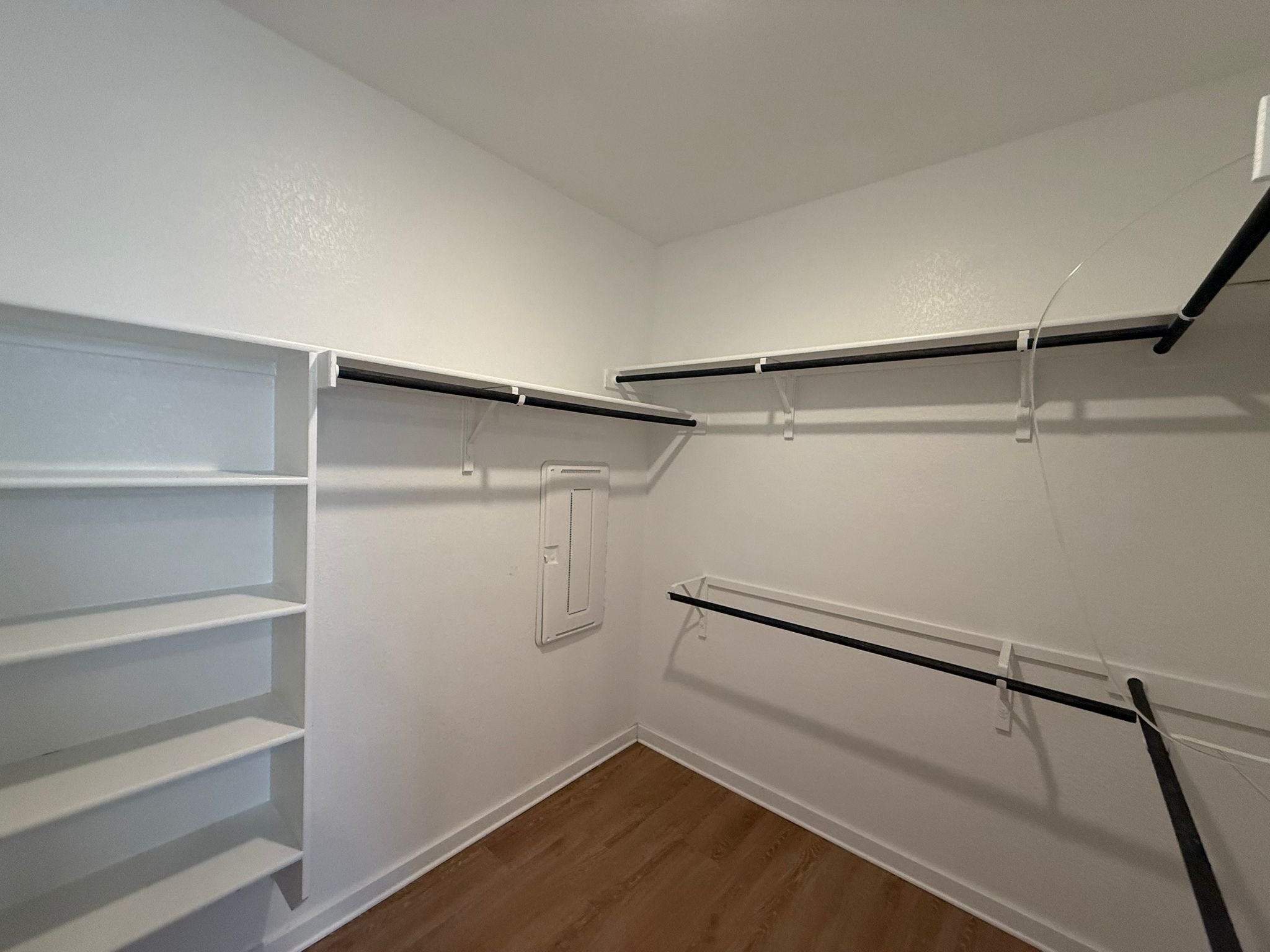 2037 Saddlery Street Leander, TX 78641 - Photo 10 of 38 a view of an empty walk in closet