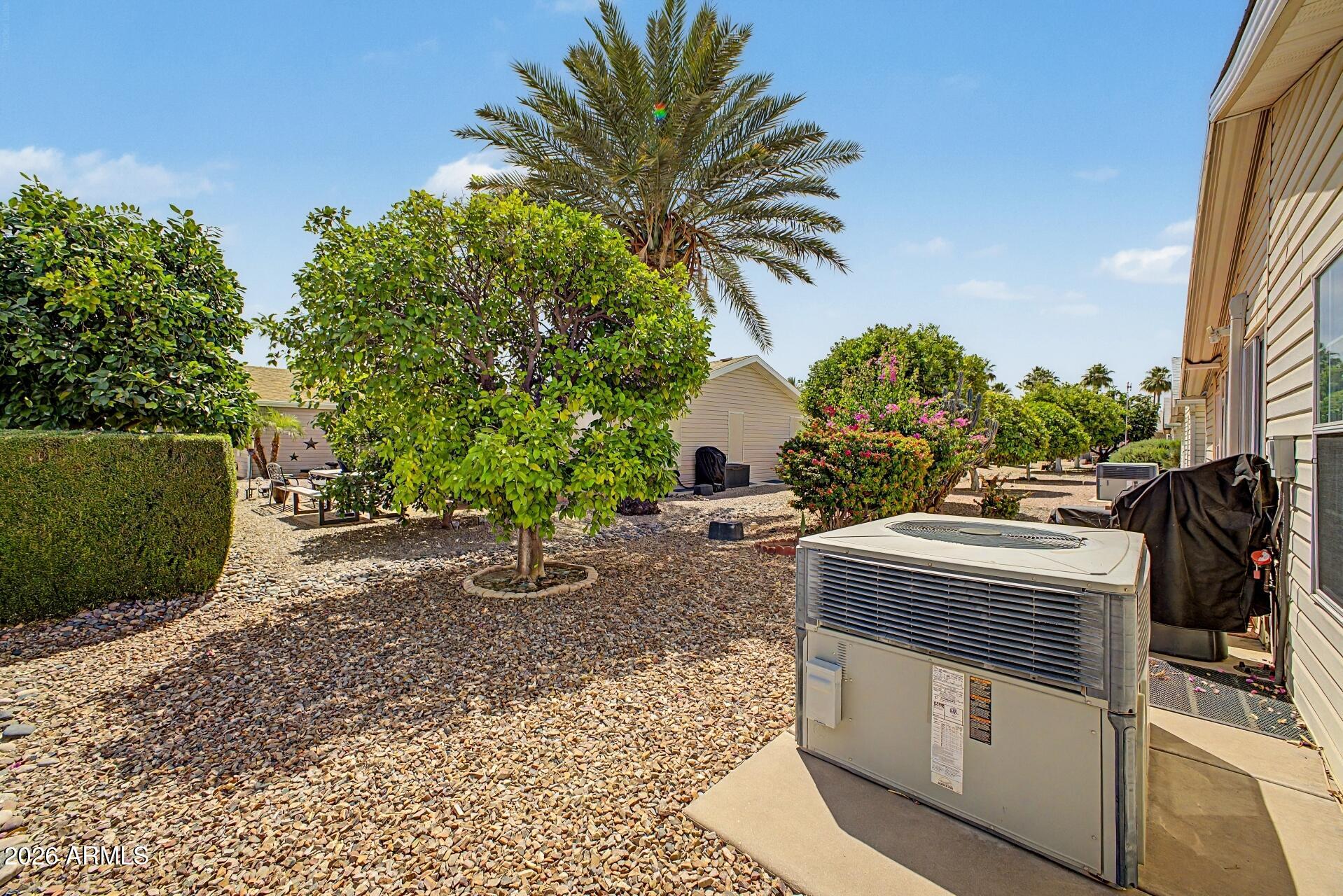 2550 South Ellsworth Road, Unit 50 Mesa, AZ 85209 - Photo 30 of 45 a view of a backyard with plants