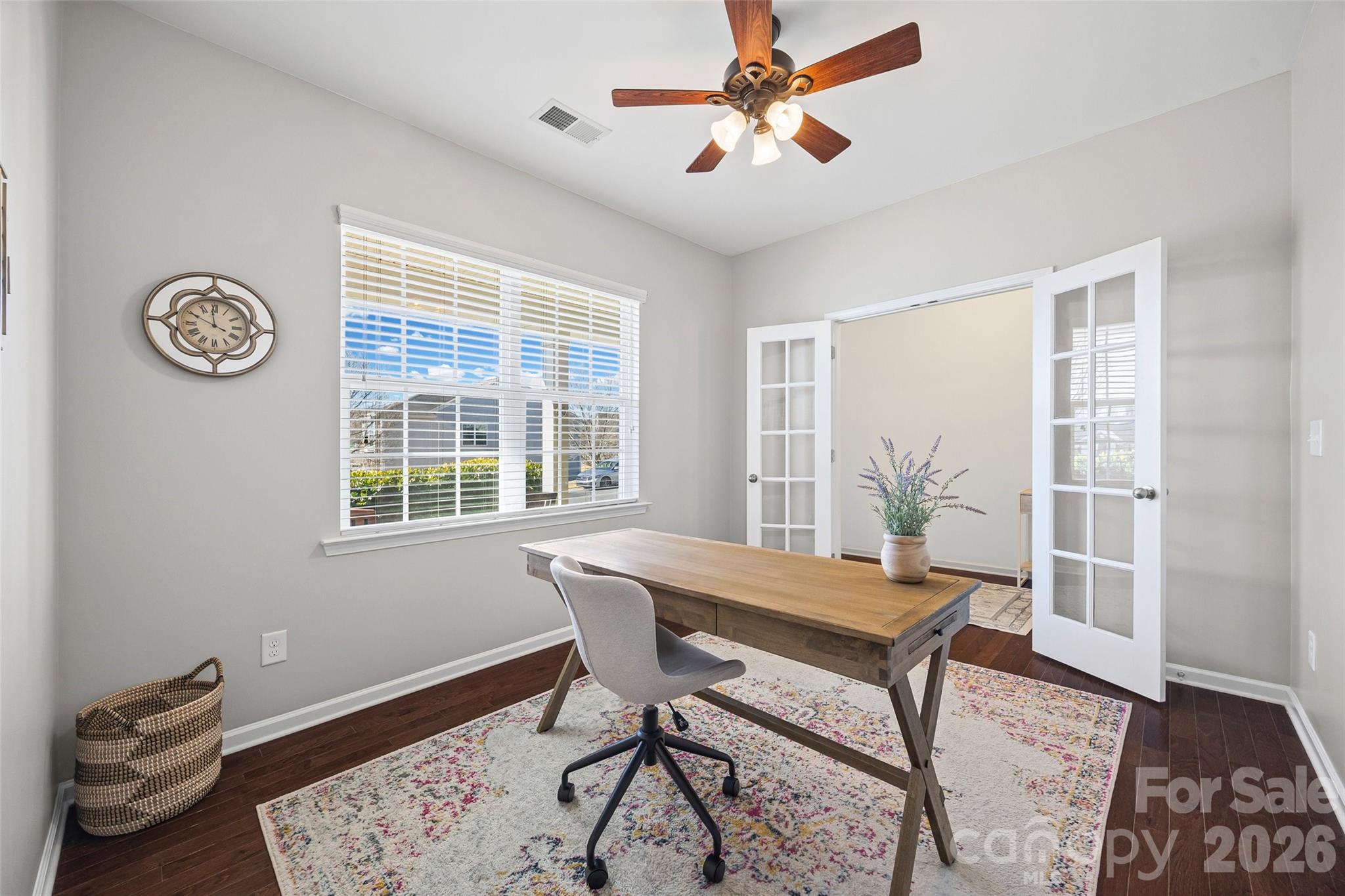 4470 Haddington Drive Indian Land, SC 29707 - Photo 4 of 27 a workspace with wooden floor and a window
