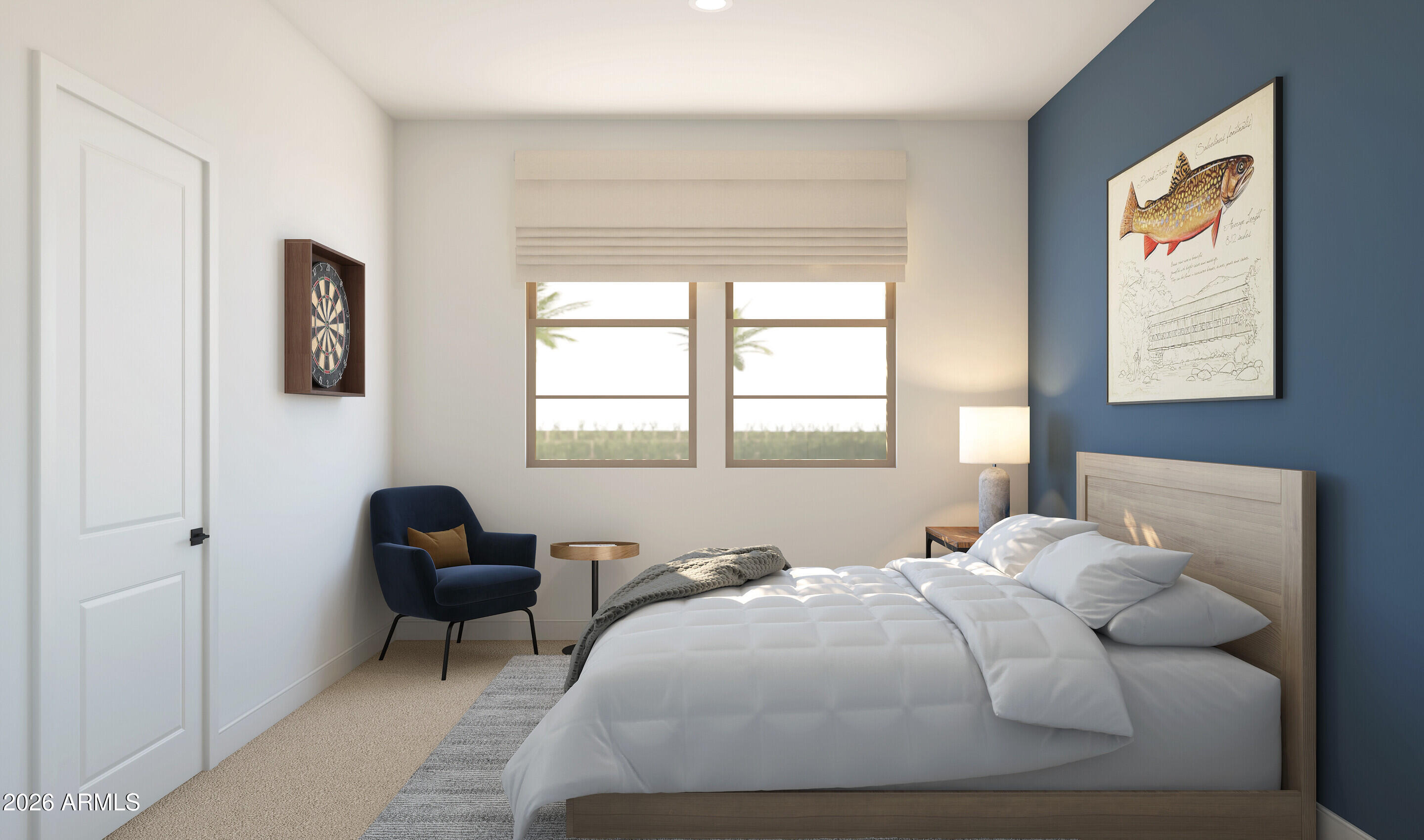 7748 West Sands Road Glendale, AZ 85303 - Photo 11 of 16 a bedroom with a bed and a window