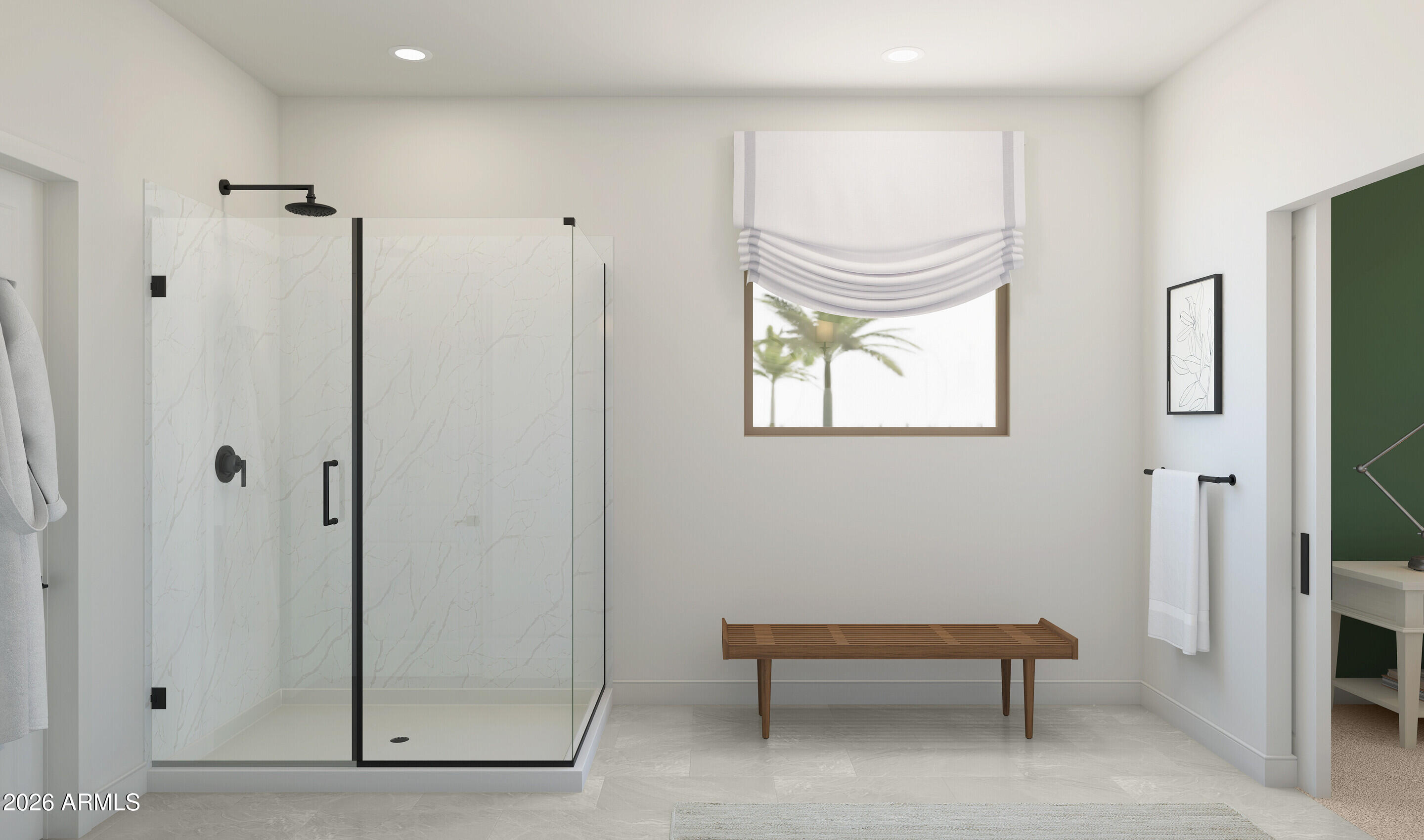 7748 West Sands Road Glendale, AZ 85303 - Photo 15 of 16 a bathroom with a window and a shower