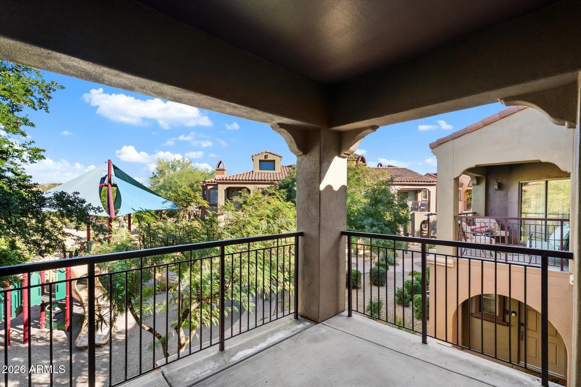 3935 East Rough Rider Road, Unit 1034 Phoenix, AZ 85050 - Photo 9 of 25 Balcony views