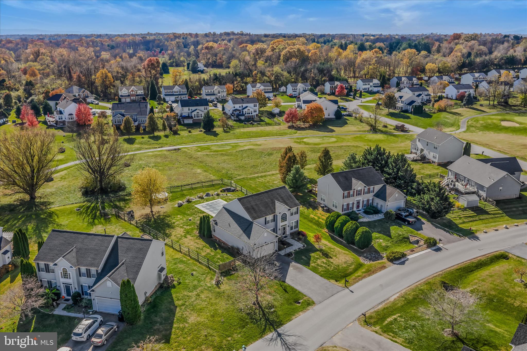 109 Turnberry Drive Charles Town, WV 25414 - Photo 74 of 77 an aerial view of a house with a garden