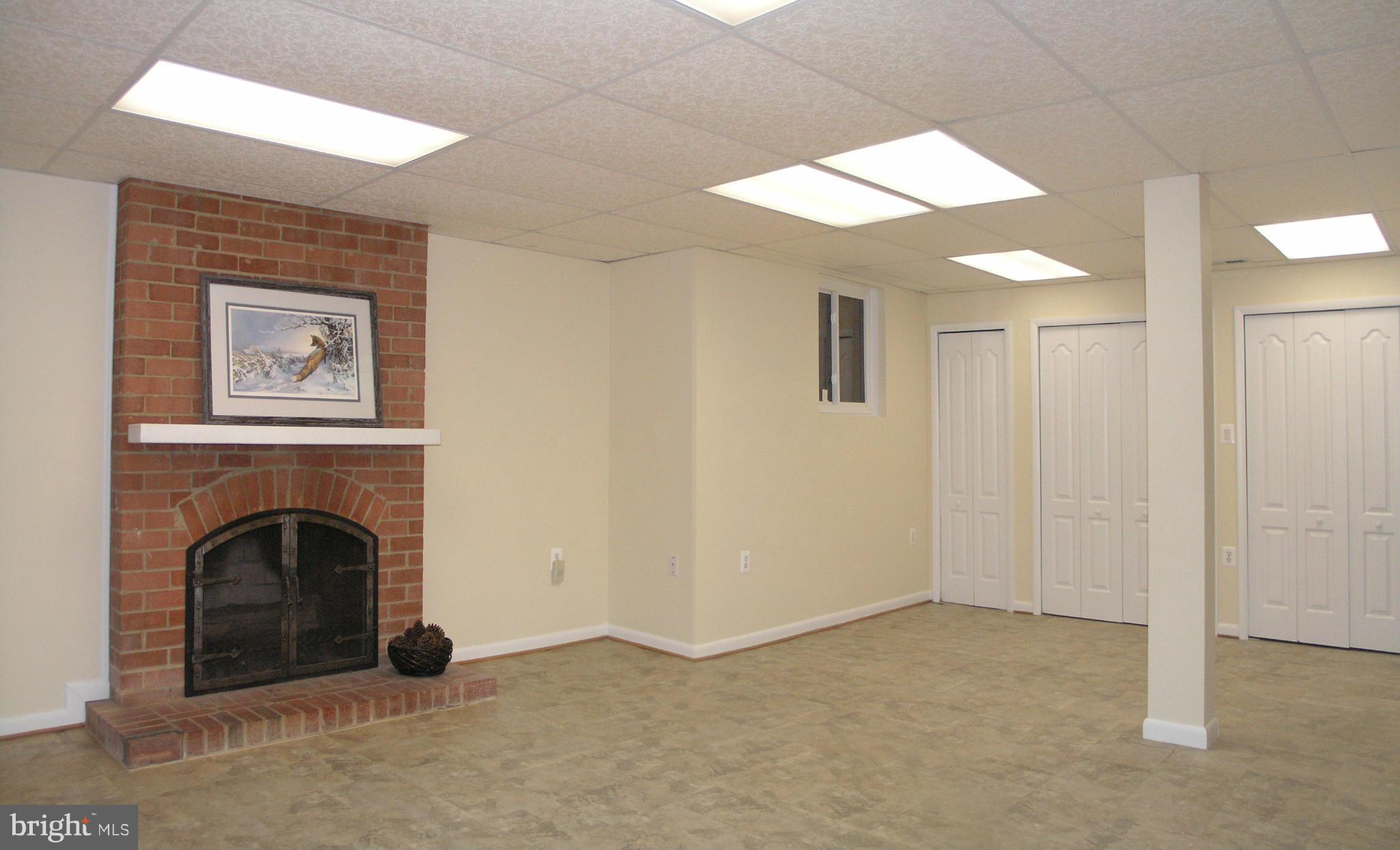 11810 Riders Lane Reston, VA 20191 - Photo 25 of 30 Rec Room with Fireplace and Closets