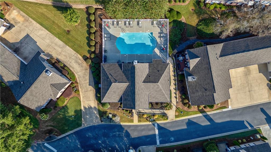 326 Camry Circle Dallas, GA 30157 - Photo 27 of 31 an aerial view of residential houses with outdoor space