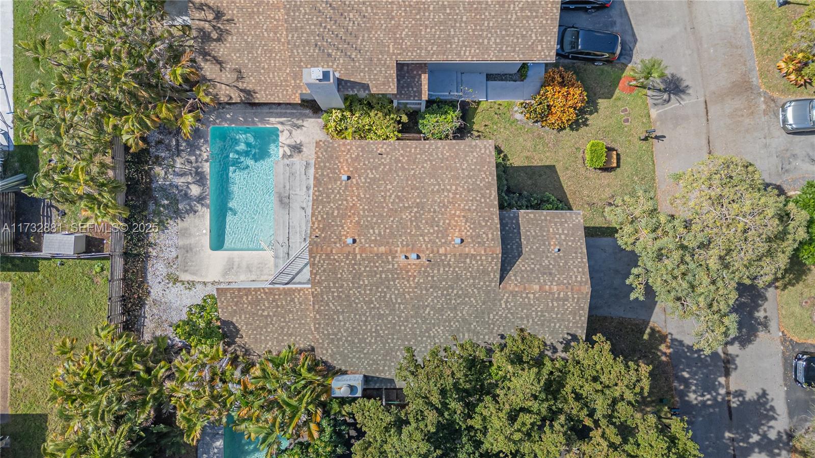 36 Eastmont Road Hollywood, FL 33021 - Photo 2 of 30 aerial view of a house with a yard and garden