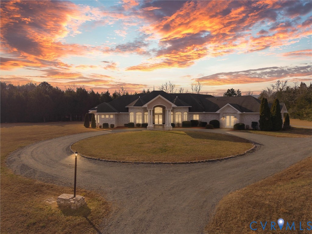 WHAT A SETTING AND ON 10 PRIVATE ACRES