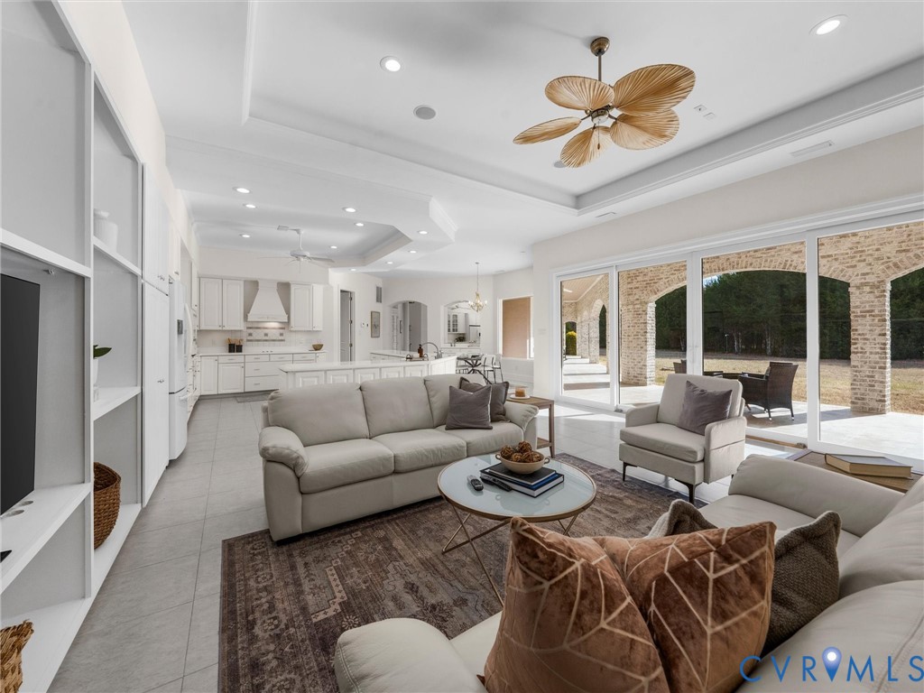 15219 Deep Spring Drive Montpelier, VA 23192 - Photo 28 of 50 PICTURE FRAME CEILINGS, FANS ONLY ADD TO THE OPEN