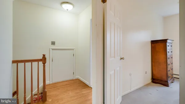 a view of a room with an empty space