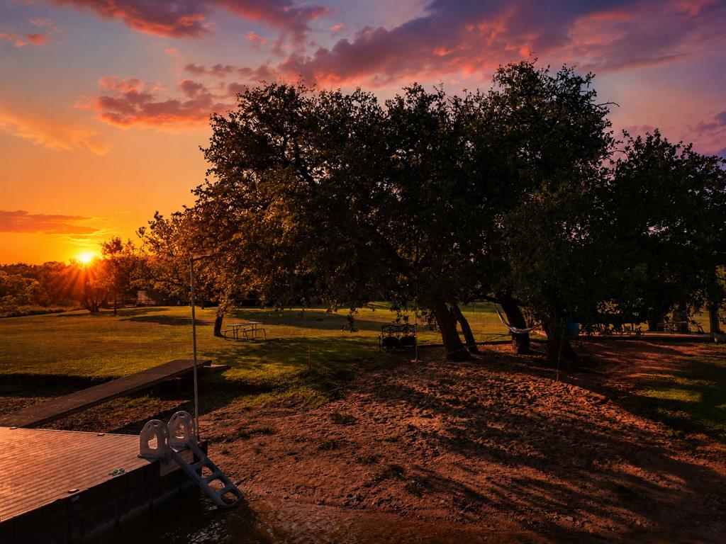 750 Belding Hollow Road Graford, TX 76449 - Photo 35 of 36 Sunset from the water