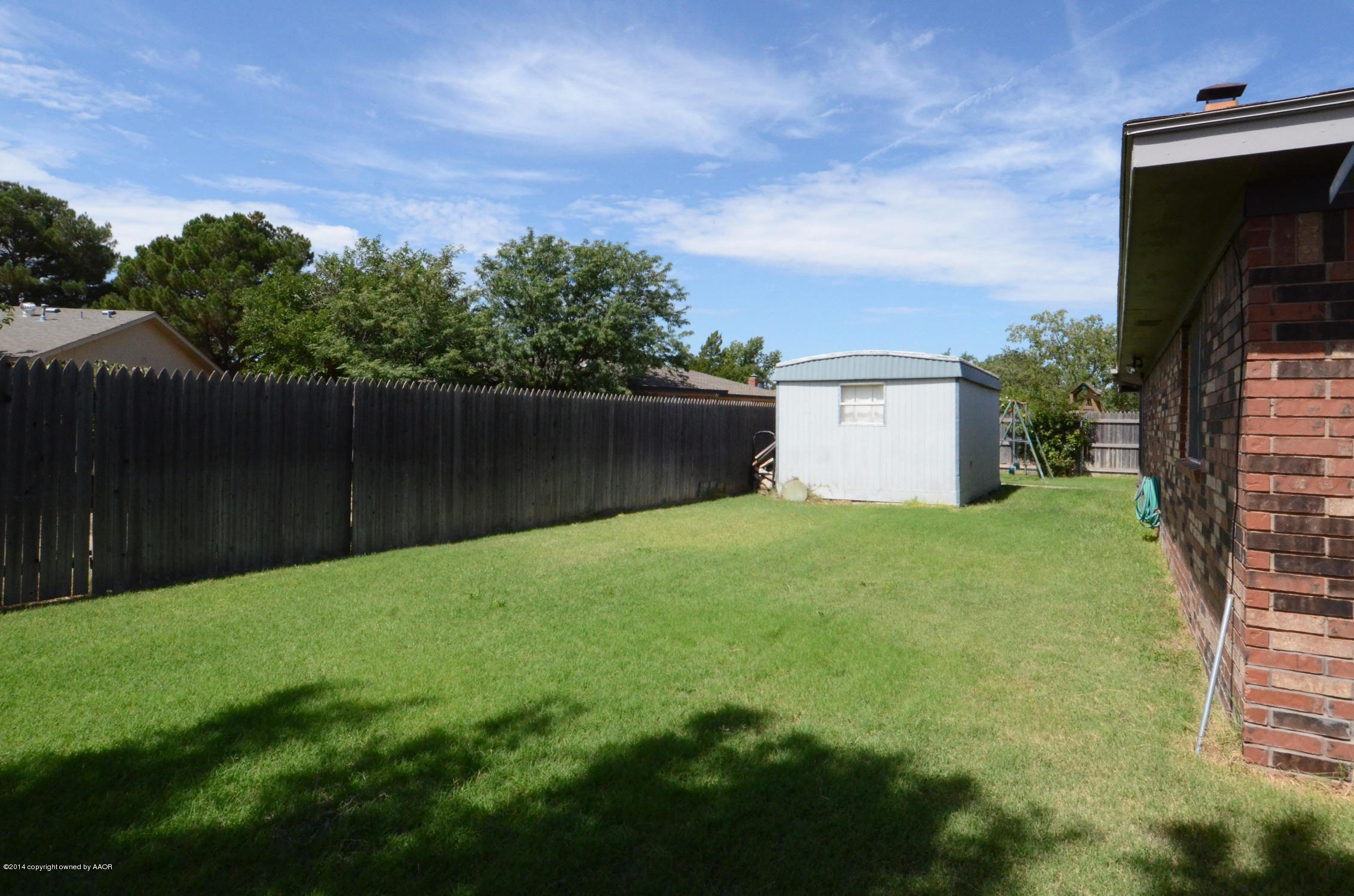 6704 Falcon Road Amarillo, TX 79109 - Photo 18 of 21 Backyard