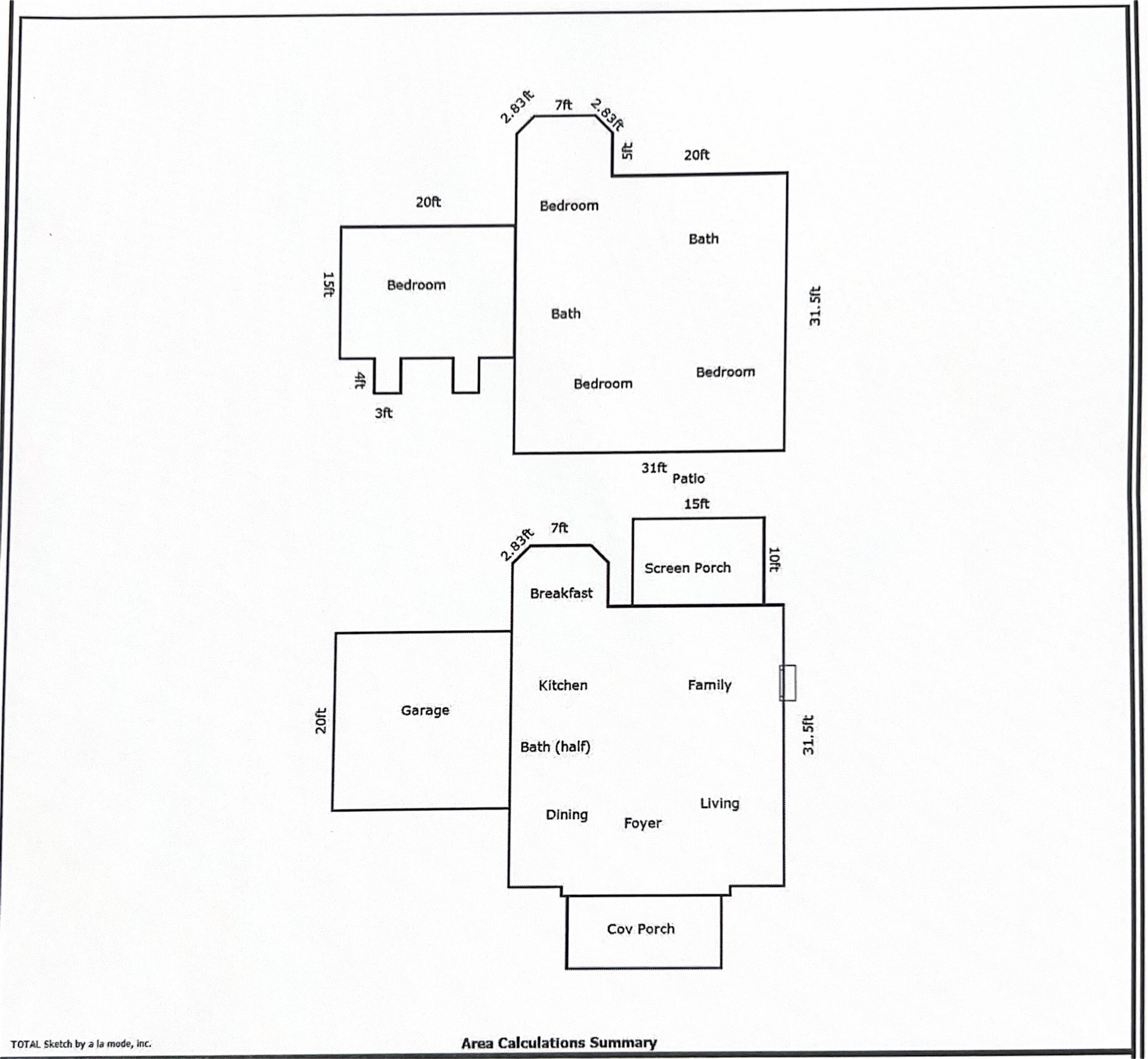 1516 Devol Street Mount Pleasant, SC 29466 - Photo 65 of 65 Appraisal Floorplan