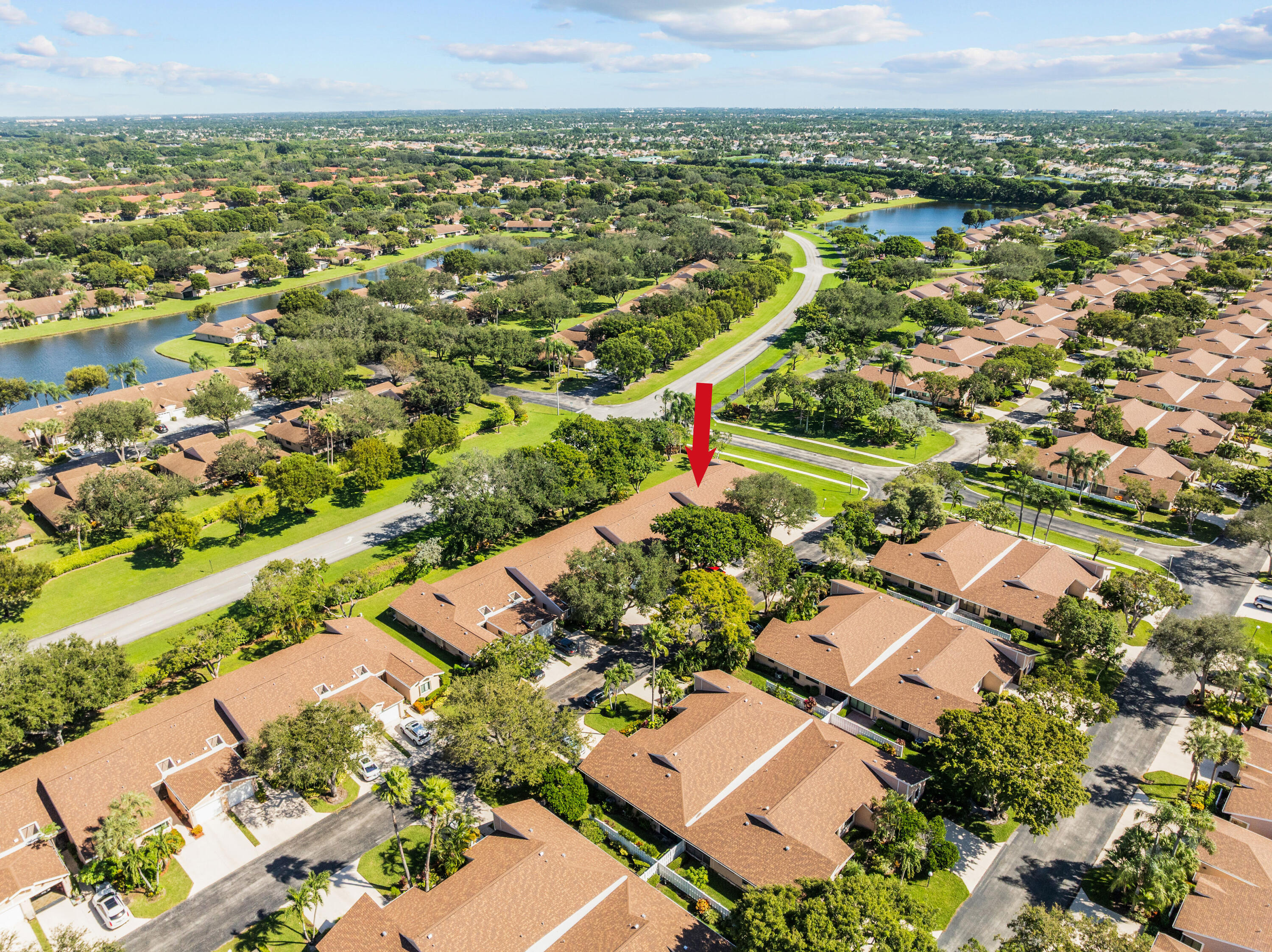 8273 Springtree Road Boca Raton, FL 33496 - Photo 30 of 35 an aerial view of residential houses with outdoor space