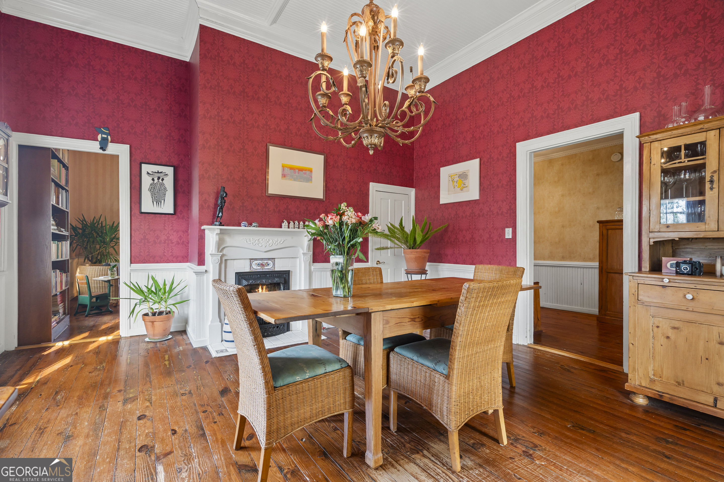 48 Georgia Avenue Comer, GA 30629 - Photo 3 of 46 a view of a dining room with furniture and chandelier