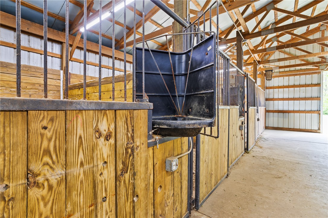 4222 Ramsey Road Springfield, OH 45502 - Photo 78 of 79 This spacious stable features durable wood and metal construction, providing ample room for equestrian pursuits.