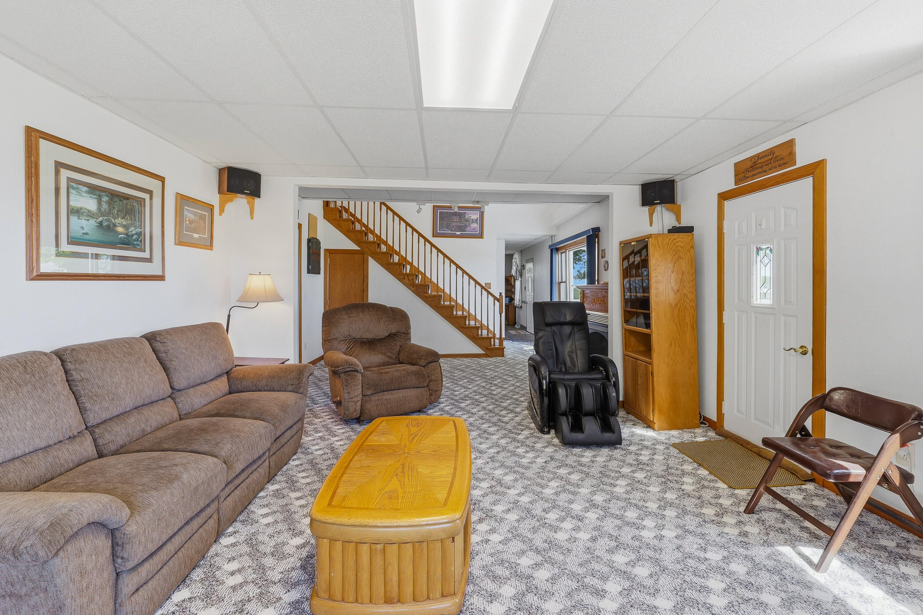 N9306 Highway 42 Herman, WI 53015 - Photo 9 of 43 Living Room to Staircase