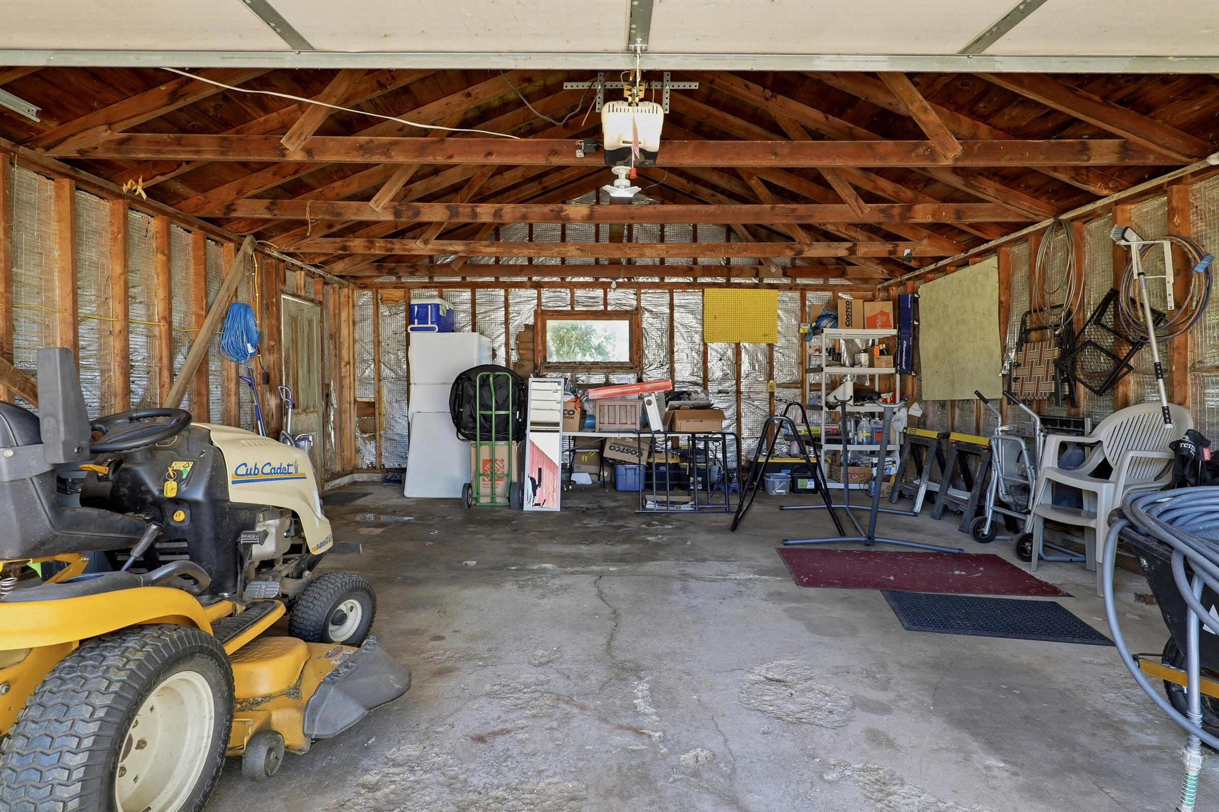 11020 Wilke Lake Road Schleswig, WI 53042 - Photo 41 of 62 Inside View of 2 Car Detached Garage