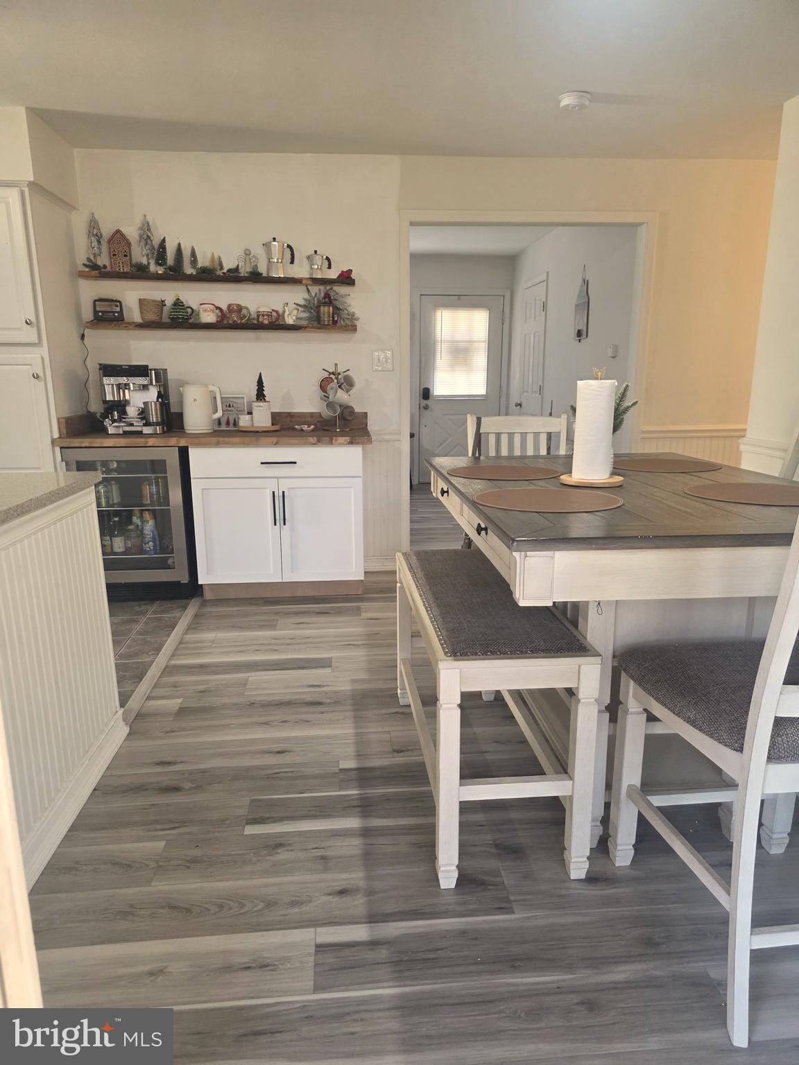 537 Centerton Road Pittsgrove, NJ 08318 - Photo 19 of 28 a kitchen with granite countertop a sink cabinets and wooden floor