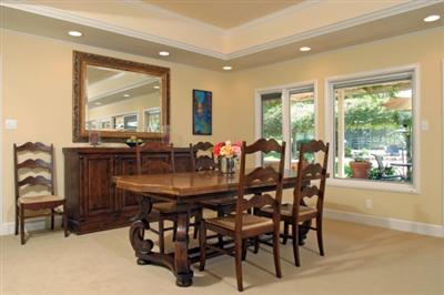 16 Farm Road San Rafael, CA 94903 - Photo 3 of 11 a view of a dining room with furniture and chandelier