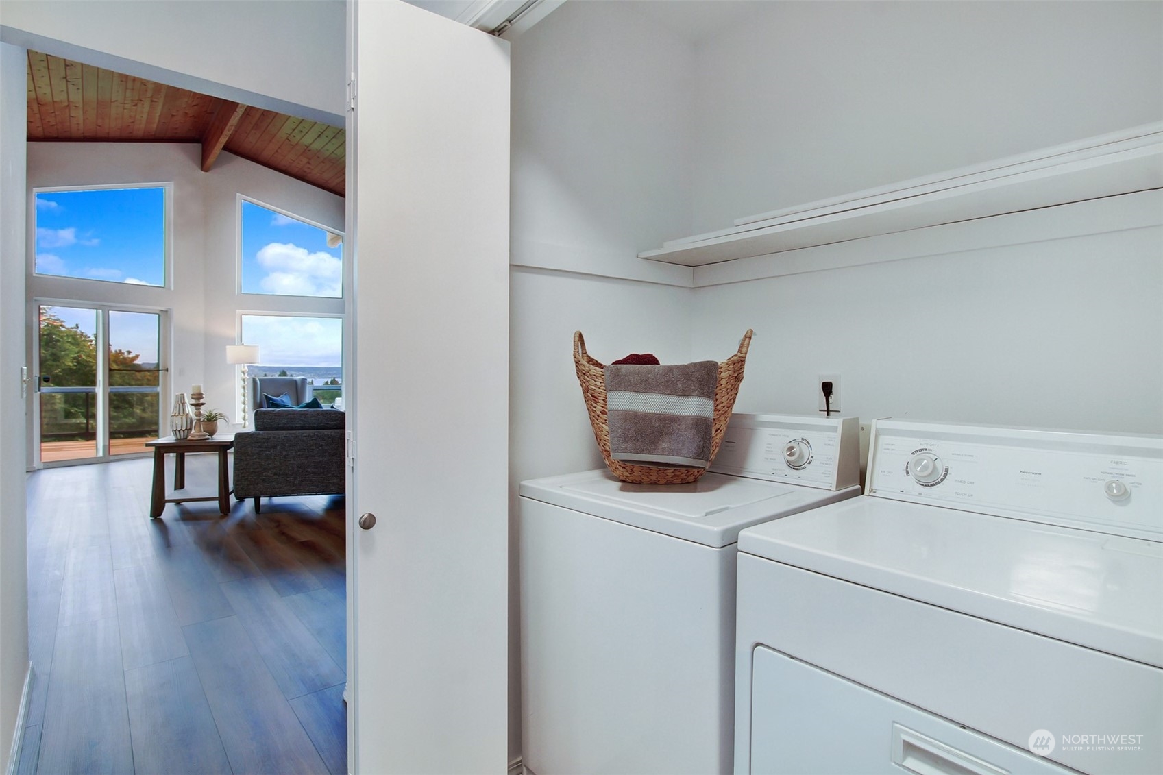 4824 Seahurst Avenue Everett, WA 98203 - Photo 25 of 33 a view of storage and utility room with washer and dryer