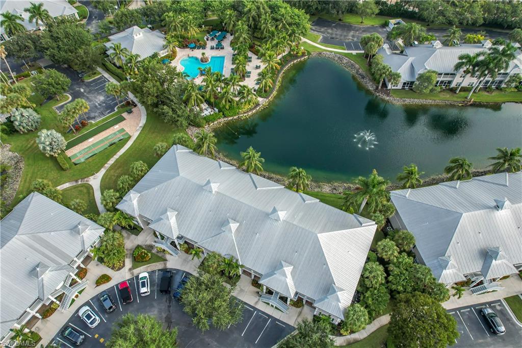 7930 Mahogany Run Lane, Unit 814 Naples, FL 34113 - Photo 5 of 29 an aerial view of a house with a lake view