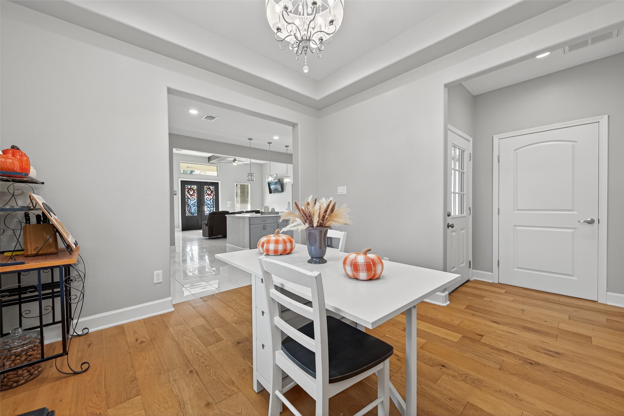 19477 Lazy Lane Porter, TX 77365 - Photo 26 of 26 a view of a dining room with furniture and wooden floor