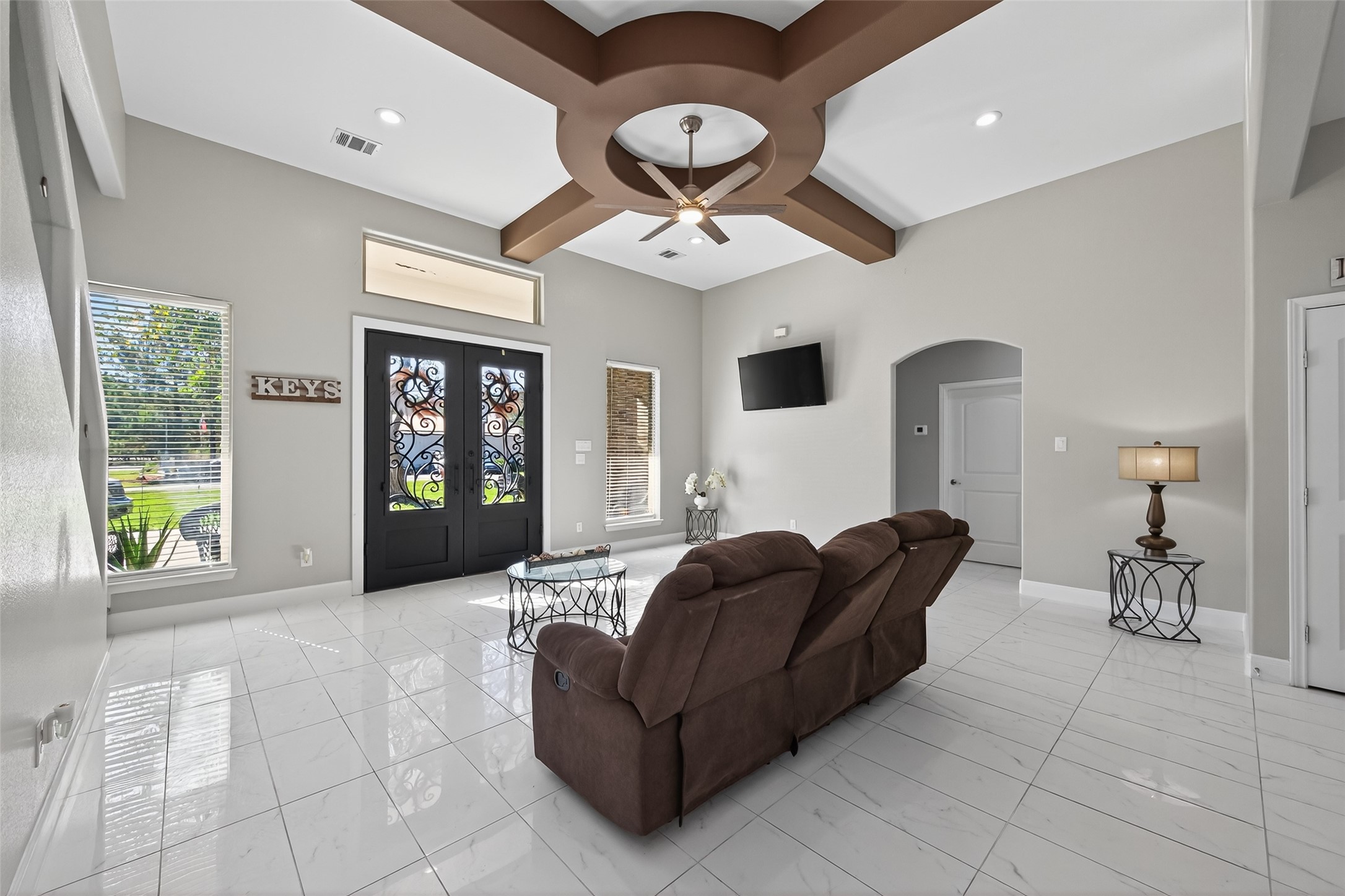 19477 Lazy Lane Porter, TX 77365 - Photo 3 of 26 a living room with furniture and a large window