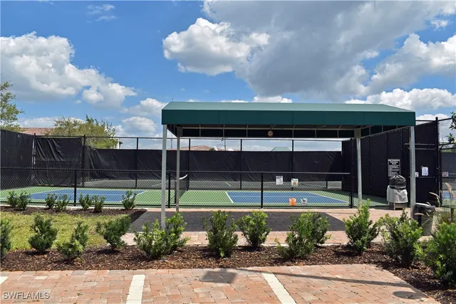 a view of tennis court
