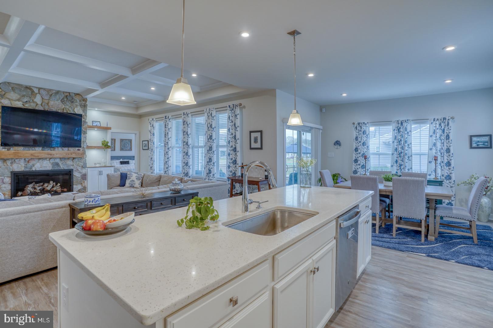 24077 Caldwell Circle Lewes, DE 19958 - Photo 19 of 60 a kitchen with a sink a counter space appliances and cabinets