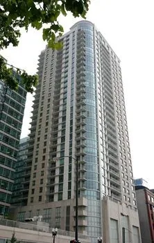 a front view of a building