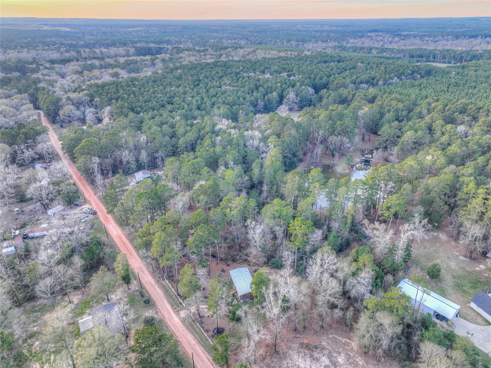 228 1 Such Road Livingston, TX 77351 - Photo 33 of 35 a view of a field with an ocean and trees