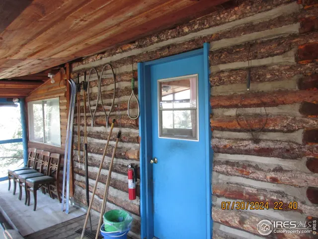 a view of front door