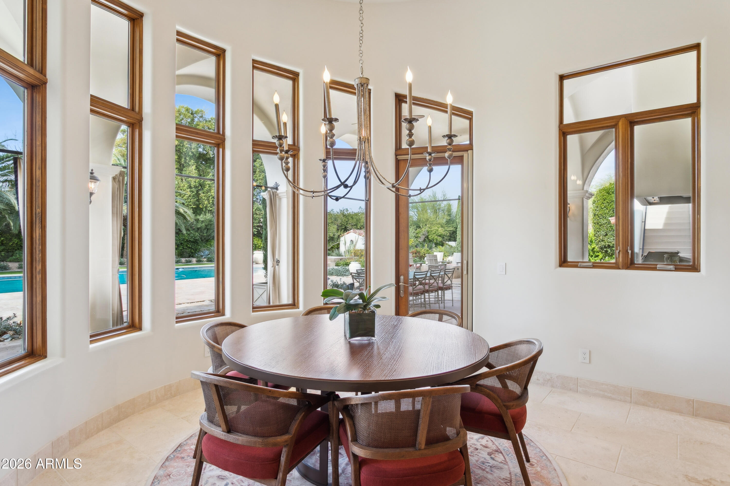 6674 East Judson Road Paradise Valley, AZ 85253 - Photo 16 of 92 a dining room with furniture and window