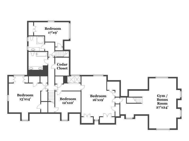 22 Maplewood Drive Darien, CT 06820 - Photo 24 of 25 a picture of a bench in a building