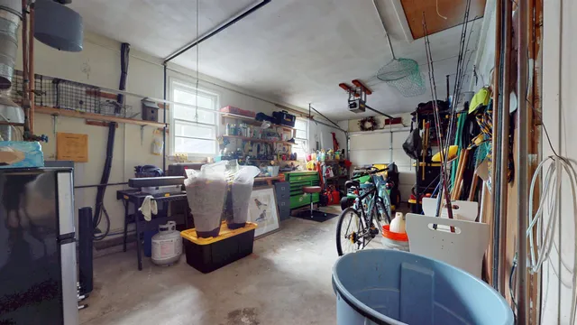 a view of a storage room with a lot of stuff