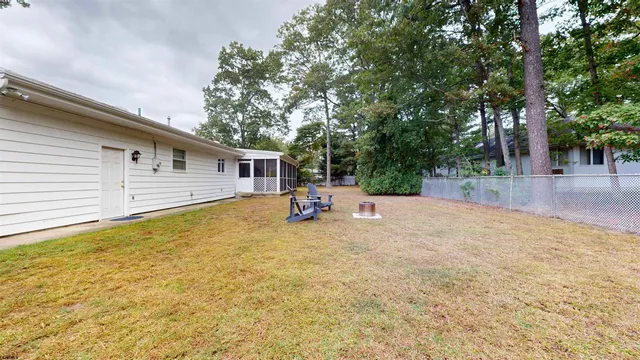 a view of a house with a outdoor space