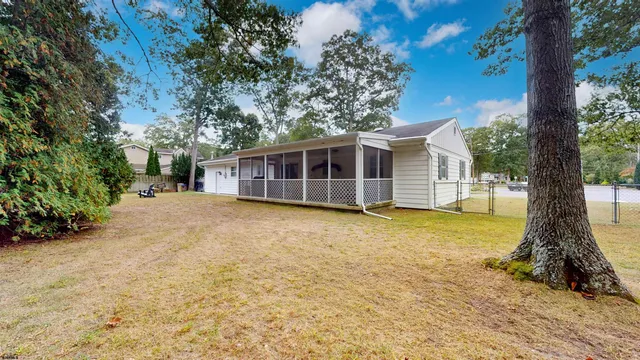 a view of a house with a garden