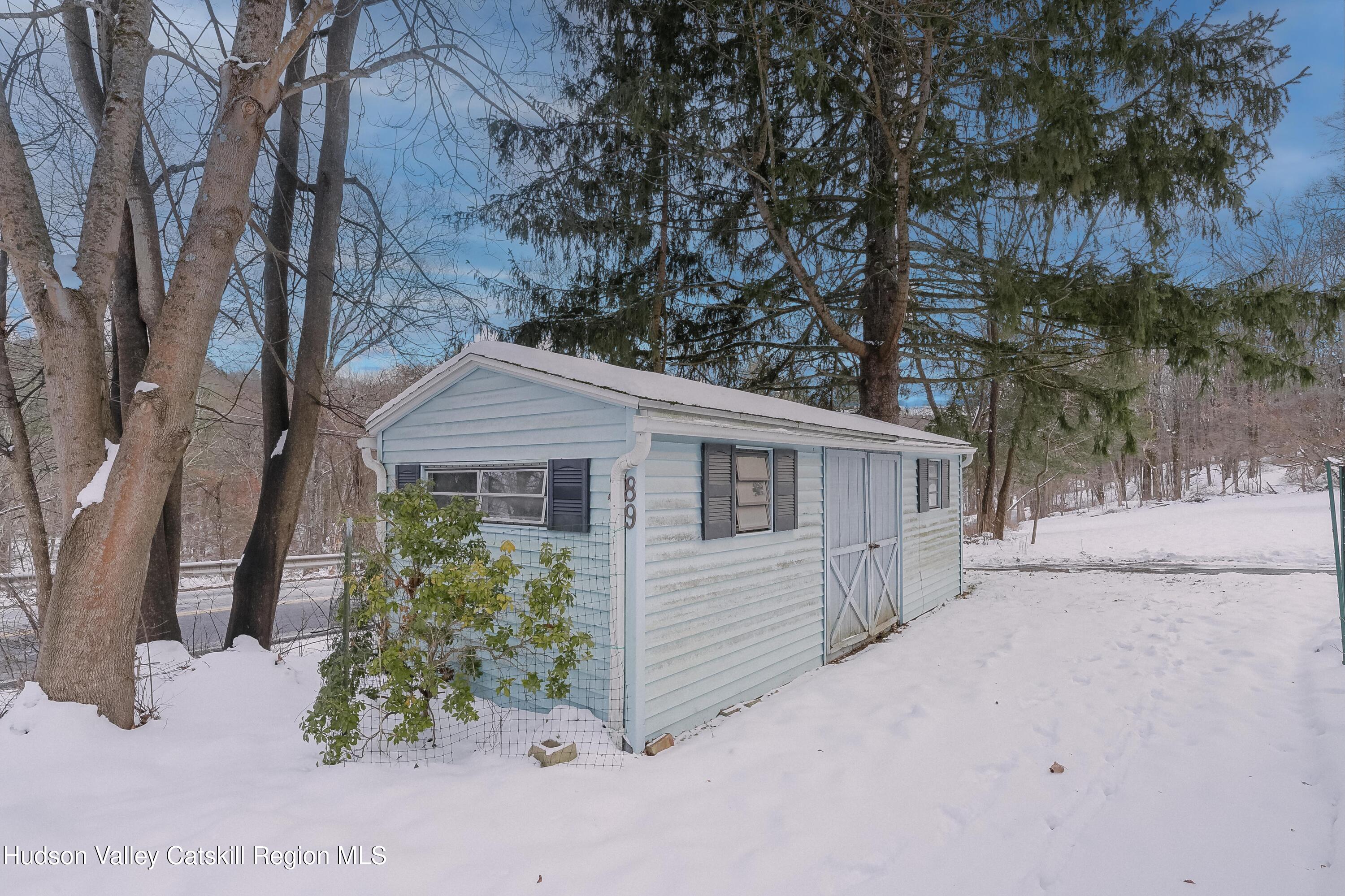 89 Cottekill Road Cottekill, NY 12419 - Photo 25 of 29 a front view of a house with garden