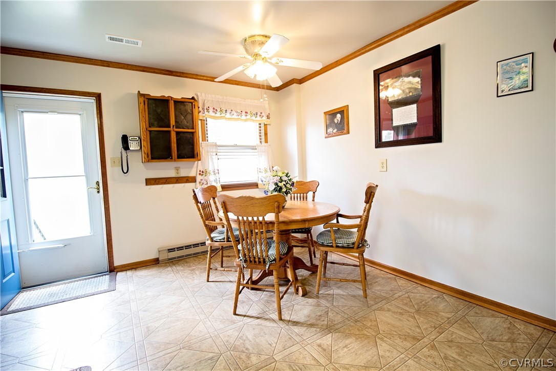 789 Bagby Road Bumpass, VA 23024 - Photo 10 of 40 a dining room with furniture and window