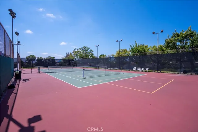 a view of a tennis court